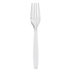 CLEAR PLASTIC FORK