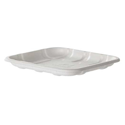 PLATEAU BAGASSE BLANC 5.5