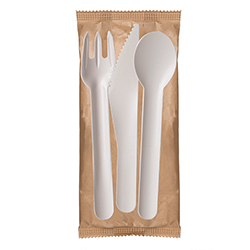 PRESSED PAPER CUTLERY KIT 6