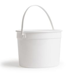 WHITE CONTAINER WITH HANDLE 179B 4 LITERS