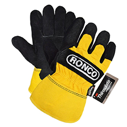 GANTS CUIR COTON ISOLÉ THINSULATE