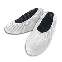 WHITE MICROPOROUS LARGE SHOE COVER