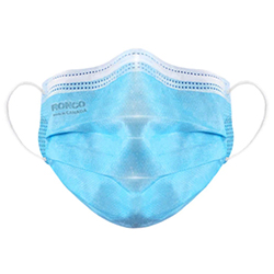 DISPOSABLE PLEATED MASK BLUE 3 PLY