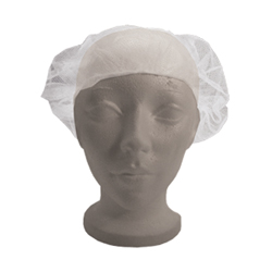 WHITE MESH HAIRNET 24