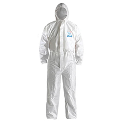WHITE MICROPOROUS COVERALL XXXX-LARGE