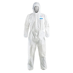 WHITE MICROPOROUS COVERALL XX-LARGE