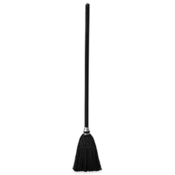 LOBBY BROOM SYNTHETIC FILL BLACK