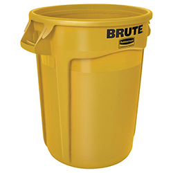 YELLOW ROUND CONTAINER 38L