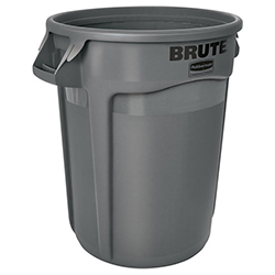 GREY ROUND CONTAINER 76L
