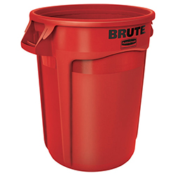 RED ROUND CONTAINER 76L