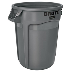 GRAY ROUND CONTAINER 121L