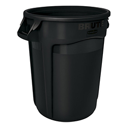 POUBELLE RONDE NOIRE 166L
