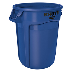 POUBELLE RONDE BLEUE 166L