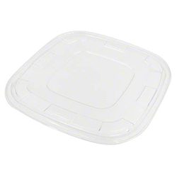 CLEAR SQUARE FLAT LID 14