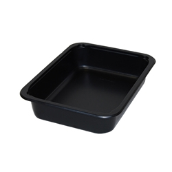 BLACK RECTANGULAR CONTAINER 6.5