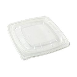 SQUARE CLEAR DOME LID FOR 16OZ BOWL