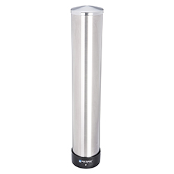 DISTRIBUTEUR ACIER INOX POUR VERRE MOYEN 12-24 OZ