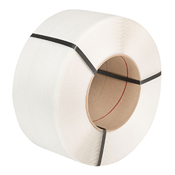 WHITE POLYPROPYLENE STRAPPING 1/2