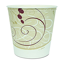 GREASE RESISTANT DOUBLE WRAPPED PAPER BUCKET 165OZ