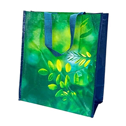 NATURE PRINT REUSABLE WOVEN BAG