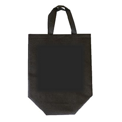 MEDIUIM BLACK REUSABLE NON WOVEN BAG