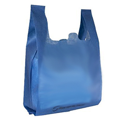 S5 BLUE PRINTED REUSABLE NON WOVEN BAG