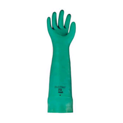 GLOVES NITRIL GREEN LARGE 18