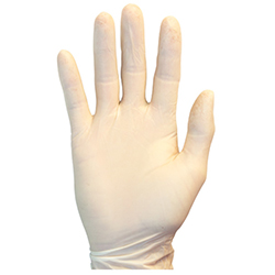 LATEX GLOVES POWDER FREE MEDIUM
