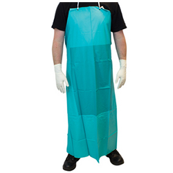 GREEN PVC APRON 36