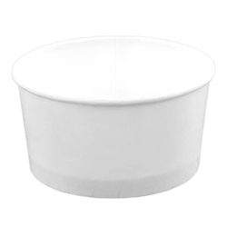 ROUND WHITE PAPER CONTAINER 12OZ 98MM