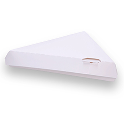 WHITE CARDBOARD CLAMSHELL 9