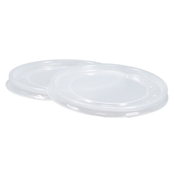 CLEAR VENTED PLASTIC LID 98 MM