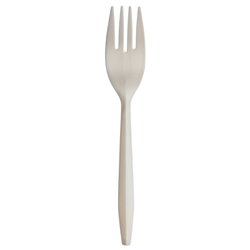 FORK BIODEGRADABLE BEIGE