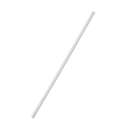 WHITE REGULAR STRAIGHT STRAW 6