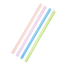 FLUO JUMBO STRAW 10