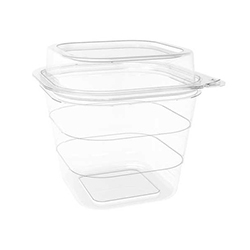 PARFAIT CLEAR SQUARE CONTAINER 12 OZ DOME LID