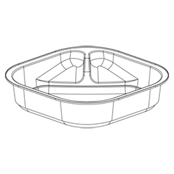 INSERTION POUR CONTENANT PARFAIT 3.5 OZ