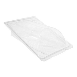 LARGE CLEAR HINGED CONTAINER FOR 2X LARGE WRAP