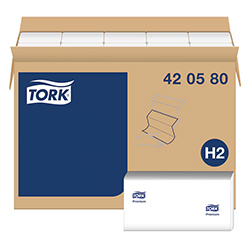 PAPIER À MAINS PLIS MULTIPLES 3 SECTIONS BLANC