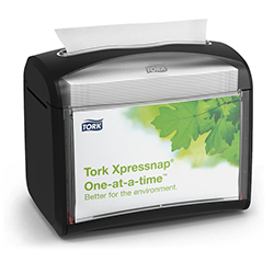 BLACK TABLETOP NAPKIN DISPENSER