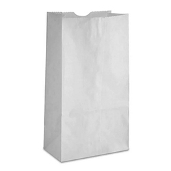 8 LBS WHITE PAPER BAGS