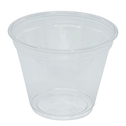 VERRE TRAPU EN PLASTIQUE CLAIR 9 OZ 92 MM