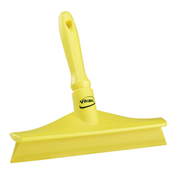 YELLOW SINGLE BLADE BENCH SQUEEGEE 245MM 9.6