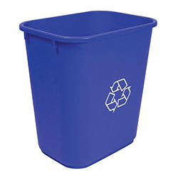 RECYCLING RECTANGULAR WASTEBASKET 26L